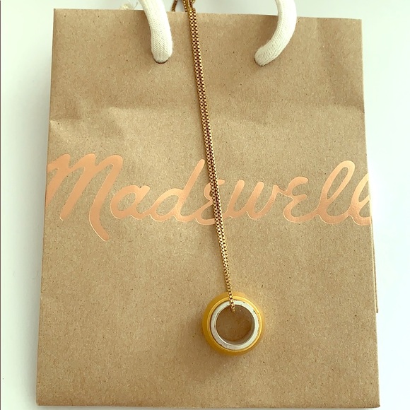 Madewell Two-Tone Ring Necklace